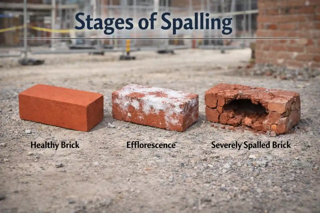 stages-of-brick-spalling